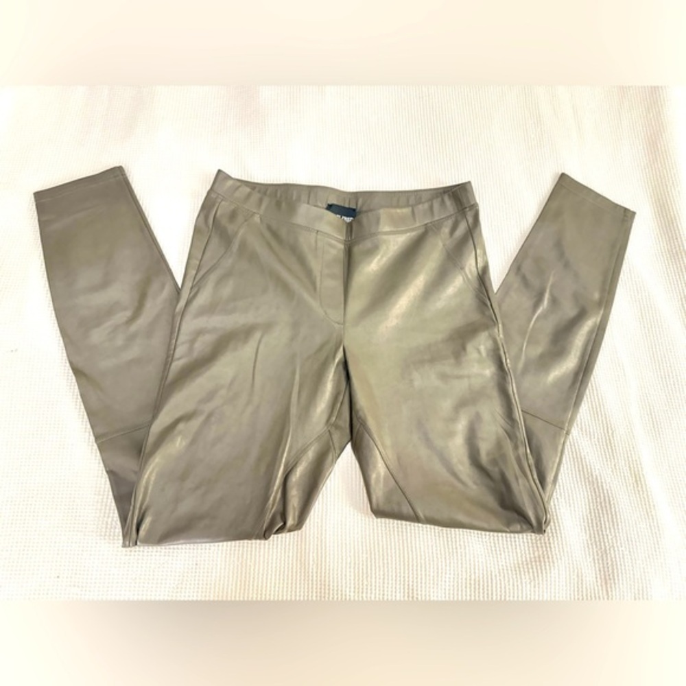 Wilfred Free Faux Leather Rebelle Leggings Olive Green M